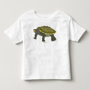 Les Tous Petits Tortue diamantée (blanche) - T-Shirt pour tout-pet