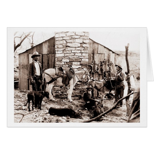 Les trappeurs et leur cabine (Devant horizontal)