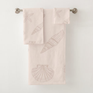 Les trésors côtiers rose coquille