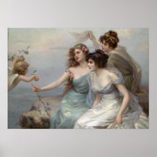 Les Trois Grâces d'Édouard Bisson - affiche