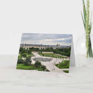 Les Tuileries (Gärten) Grußkarte Karte