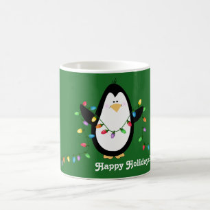 Les vacances heureuses allument la tasse de