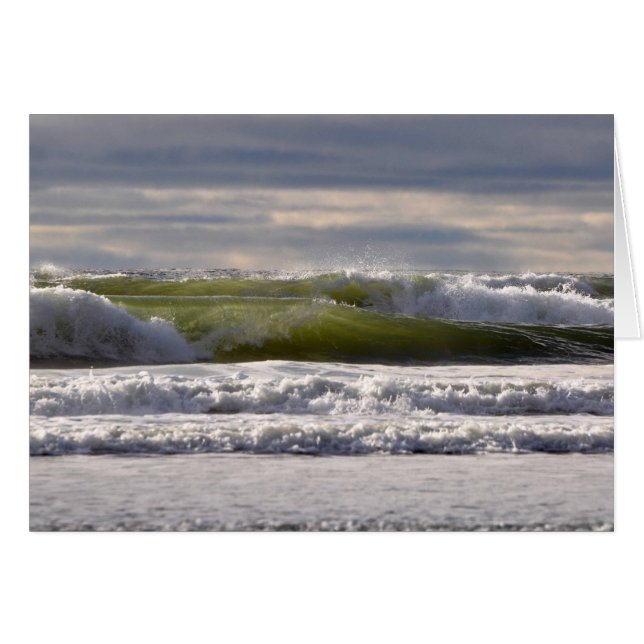 Les vagues de l'océan Pacifique ! (Devant horizontal)