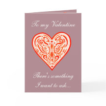 Les Valentines m'épousent carte de proposition