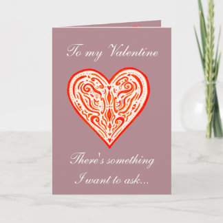 Les Valentines m'épousent carte de proposition