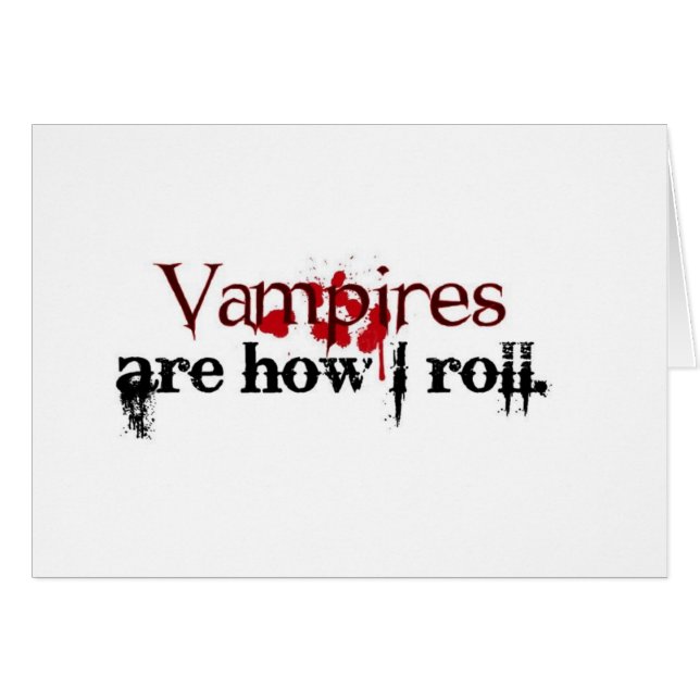 Les vampires sont comment je roule (Devant horizontal)