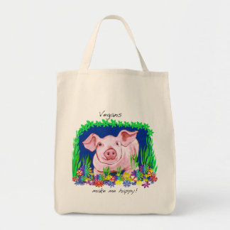 Les végétaliens me font le sac fourre-tout heureux