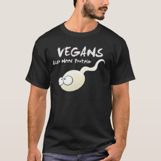 Les végétaliens ont besoin également du T-shirt de
