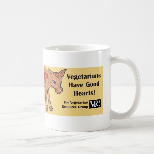Les végétariens ont de bons coeurs ! Tasse (Droite)