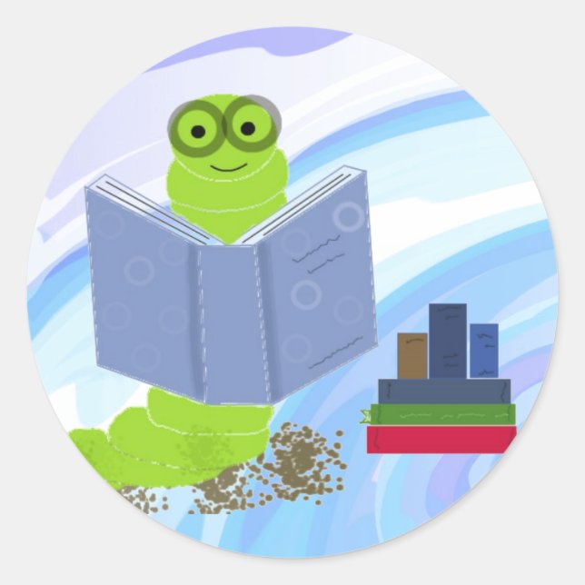 Les vers de livre sont Sticker Cool (Devant)