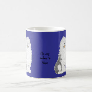 Les vieilles tasses anglaises de chien de berger,