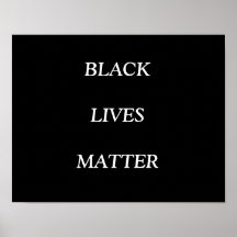 LES VIES NOIRES ONT DE L'IMPORTANCE, POSTER