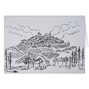 Les vignobles de Sancerre  Vallée de la Loire, Fra