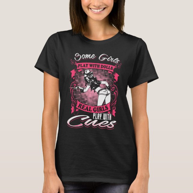 Les vraies filles jouent avec des queues - T-shirt (Devant)