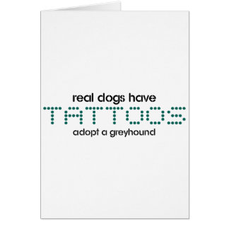 Les vrais chiens ont des tatouages