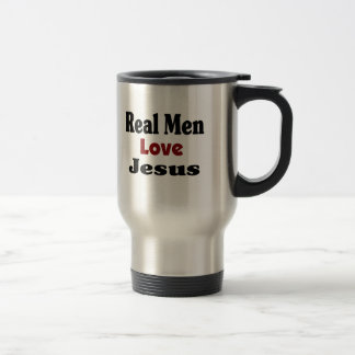 Les vrais hommes aiment Jésus Mug