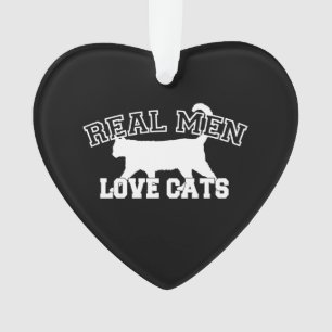 Les vrais hommes aiment les chats Silhouette
