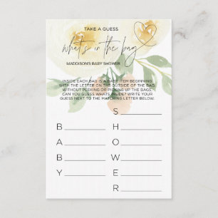 Les Whats de fleurs roses de la carte de jeu Baby