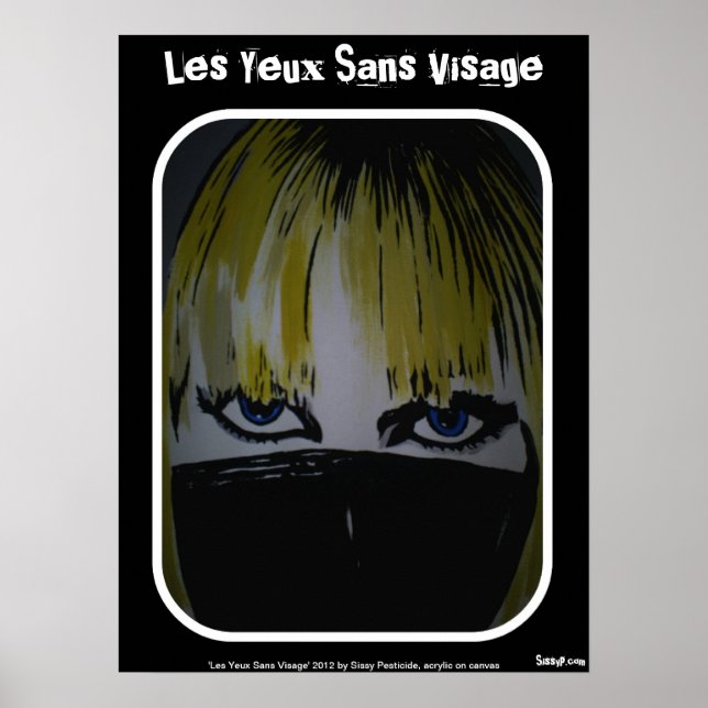 'Les Yeux Sans Visage' Poster (Vorne)