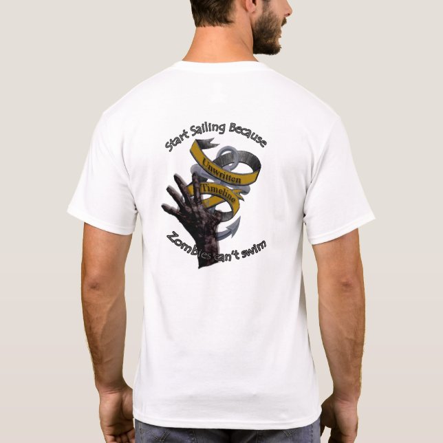 Les Zombies ne savent pas nager T-shirt (Dos)