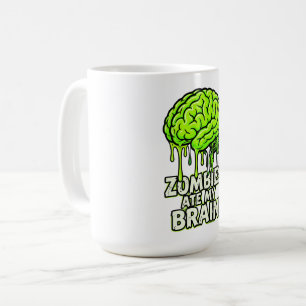 "Les zombies ont mangé mon cerveau" Mug drôle d'Ha