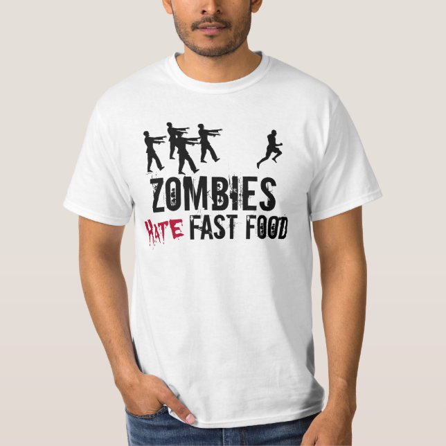 Les zombis des hommes détestent le T-shirt (Devant)