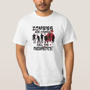 Les zombis sont prochain appel le T-shirt