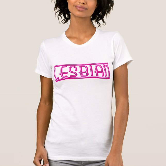 Lesbe T-Shirt (Vorderseite)