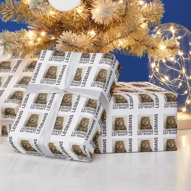 Lesben essen was Lustiges Geschenkpapier (Feiertage)