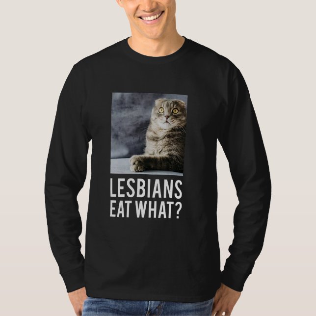 Lesben essen, was T-Shirt (Vorderseite)