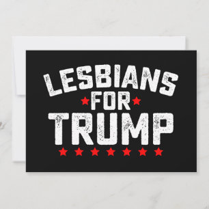 Lesben für Trump LGBTQ Präsidentschaftswahlen Einladung