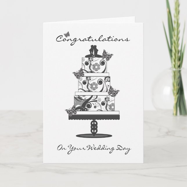 Lesben Gratulationen Grußkarte mit Hochzeit Karte (Vorderseite)