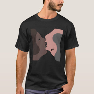 Lesben küssen Homosexuelle Bisexuelle schwule Gay T-Shirt