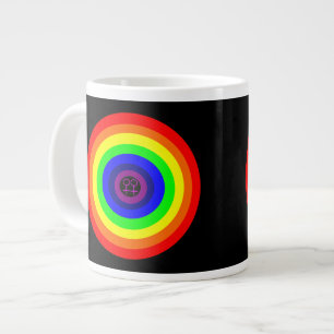 Lesben rund um Regenbogen-Tasse Jumbo-Tasse