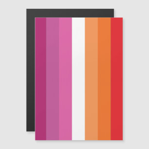 Lesben-Stolz-Flagge Magneteinladung