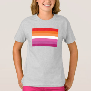 Lesben-Stolz-Flagge T-Shirt