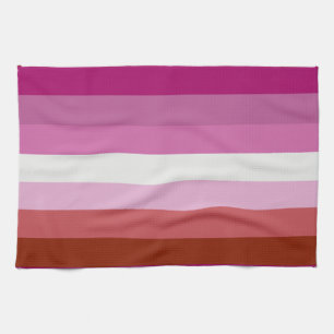 Lesben-Stolz-Flagge (Ursprung) Geschirrtuch