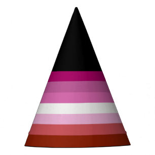 Lesben-Stolz-Flagge (Ursprung) Partyhütchen