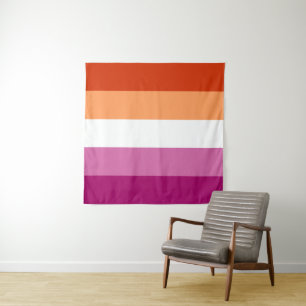 Lesbenflagge 57 x 57 wandteppich
