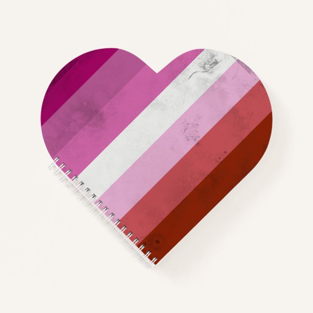 Lesbenrosa Notizbuch (Vorderseite)