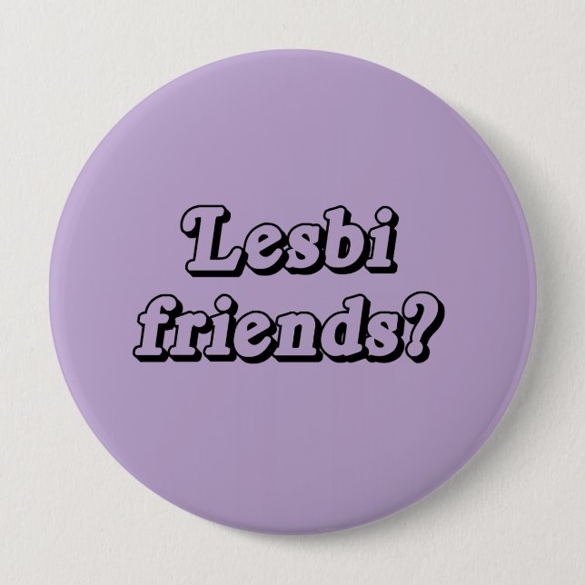 LESBI-FREUNDE BUTTON (Vorderseite)