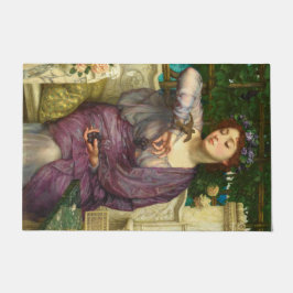 Lesbia und ihr Sparrow (von Edward John Poynter) Fußmatte