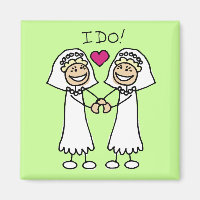 Lesbian Brides Magnet
