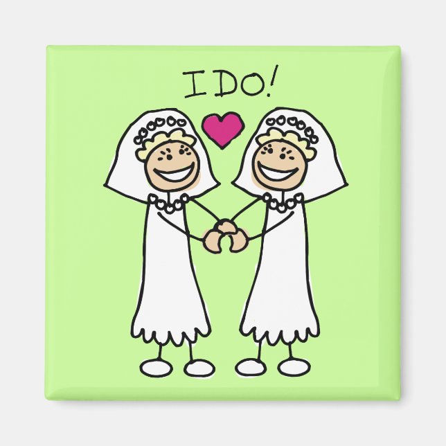 Lesbian Brides Magnet (Vorne)