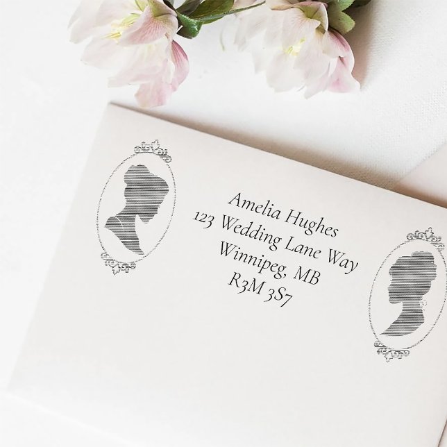 Lesbian Brides Regency Pink Roses Permastempel (Von Creator hochgeladen)