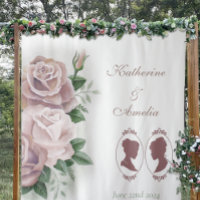 Lesbian Brides Regency Pink Roses