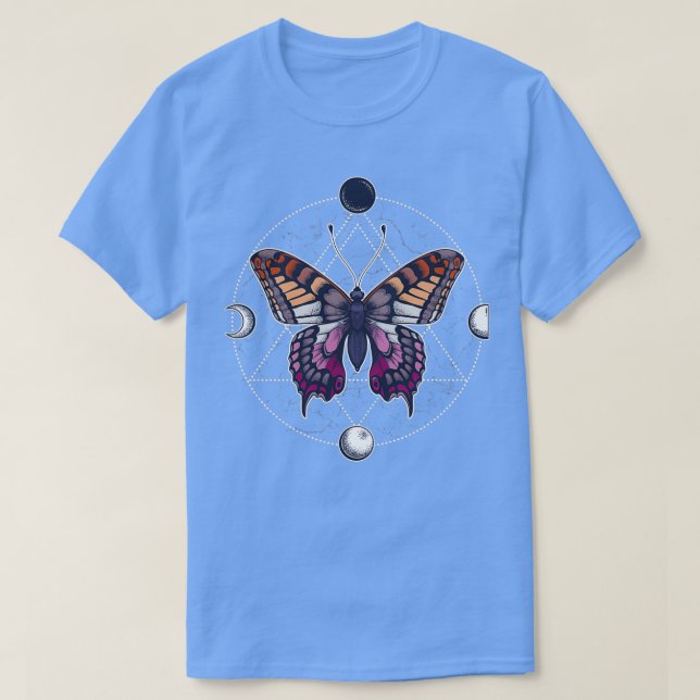 Lesbian Butterfly T-Shirt (Design vorne)