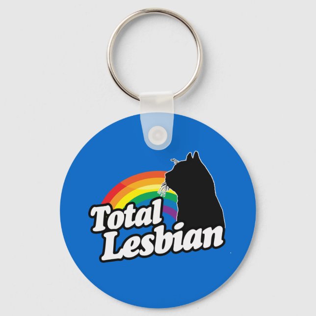 LESBIAN CAT INSGESAMT -.pnng Schlüsselanhänger (Vorderseite)