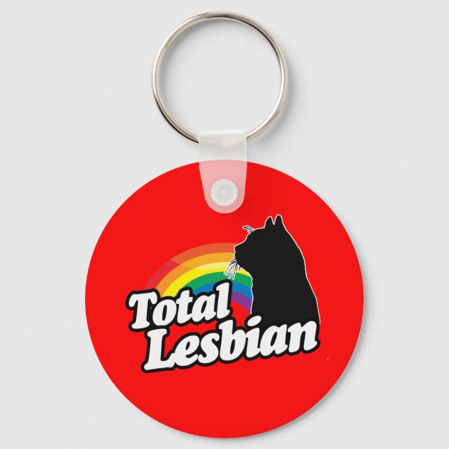 LESBIAN CAT INSGESAMT -.pnng Schlüsselanhänger (Vorderseite)
