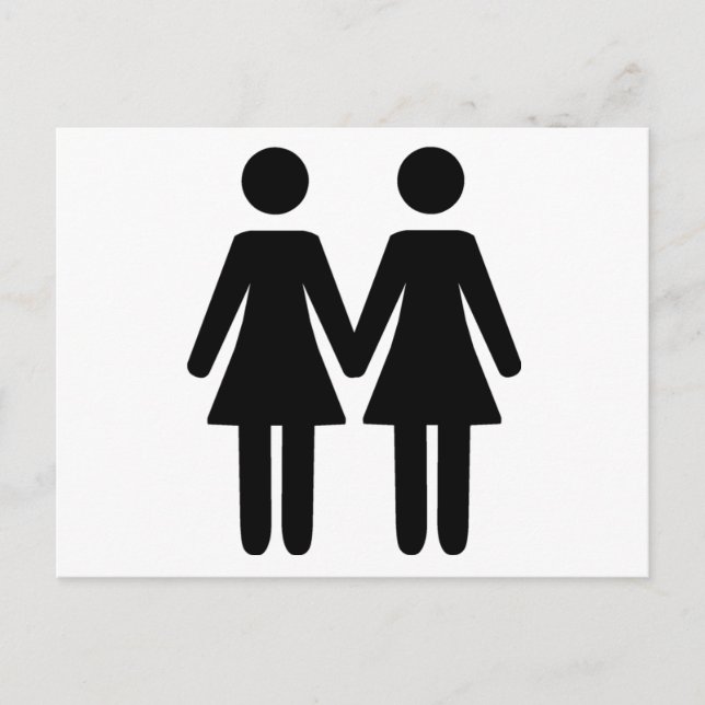 Lesbian Couple Postkarte (Vorderseite)
